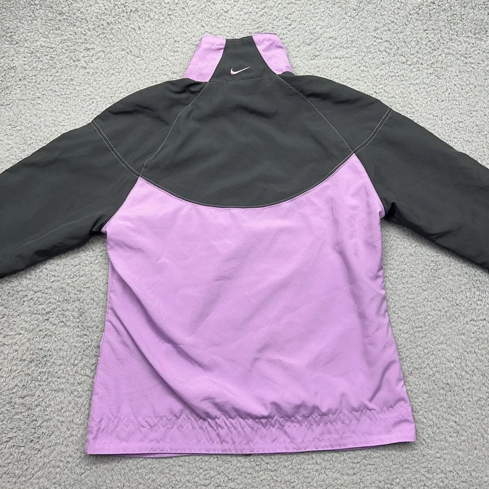 NIKE Womens Small 4-6 F6USH 127203 Full-Zip Purple Polyester Athletic Jacket